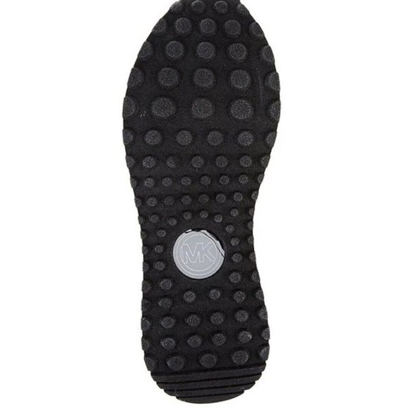 Michael Kors Bodie Metallic Logo Knit Slip-On Trainer Sneakers - Black Sz 10 NWT - Picture 7 of 12